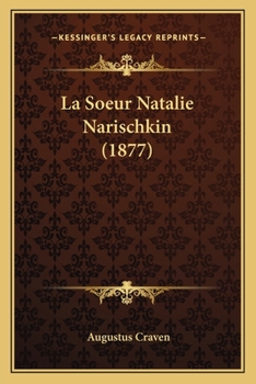 Paperback La Soeur Natalie Narischkin (1877) [French] Book