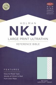 Imitation Leather Large Print Ultrathin Reference Bible-NKJV [Large Print] Book