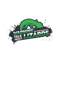 Warning May Spontaneously Talk About Lizards: Bearded Dragon 2020 Planner | Weekly & Monthly Pocket Calendar | 6x9 Softcover Organizer | For Tropical Fauna, Pet Rescue, Gecko And Iguana Fan