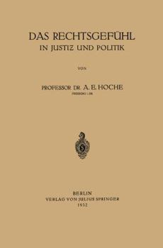 Paperback Das Rechtsgefühl in Justiz Und Politik [German] Book
