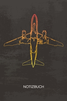 NOTIZBUCH A5 Dotted: Oldschool Liebhaber Notizheft GEPUNKTET 120 Seiten - Piloten Notizblock Vintage Flugzeug Skizzenbuch - Vintage Geschenk f�r Retro Liebhaber Vintage Liebhaber 90er Kind