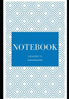 Paperback Notebook: 100 blank pages - blue Book