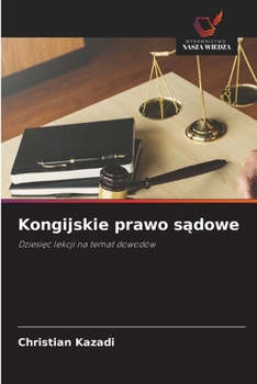 Paperback Kongijskie prawo sądowe [Polish] Book