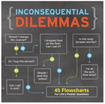 Paperback Knock Knock Inconsequential Dilemmas: 45 Flowcharts For Life's Peskier Questions Book
