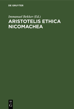 Aristotelis ethica nicomachea