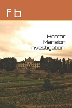 Paperback Horror Mansion Investigation. Book