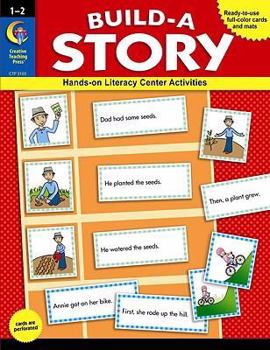 Paperback Build a Story, Grades 1-2: Hands-On Literacy Center Activities [With Punch-Outs] Book