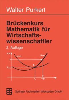 Paperback Brückenkurs Mathematik Für Wirtschaftswissenschaftler [German] Book