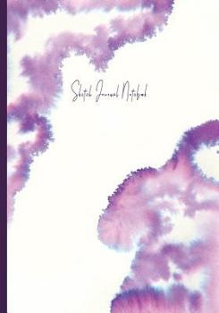 Sketch Journal Notebook: Dual Design Half Wide Ruled Half Blank Creative Sketchbook with Lined Pages Drawing or Doodling & Writing Journal Notebook Organizer