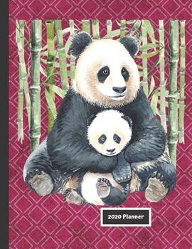 Paperback 2020 Planner: Gift Panda Organizer - Calendar - Planner Book