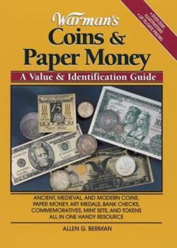 Paperback Warman's Coins & Paper Money: A Value & Identification Guide Book