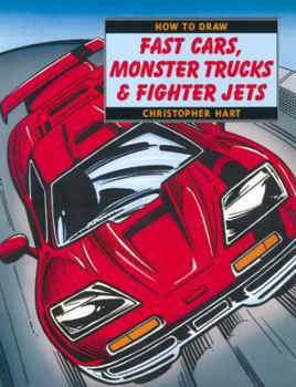 Paperback How to Draw Fast Cars, Monster Trucks and Fighter Jets Book