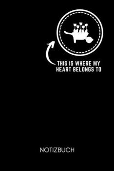 THIS IS WHERE MY HEART BELONGS TO NOTIZBUCH: A5 Notizbuch PUNKTIERT für Hobby Gärtner | Geschenkidee für Freunde, Papa, Mama, Oma, Opa| Gartenplaner | ... | Schrebergarten (German Edition)