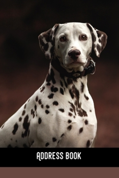 Address Book: Dalmatian - Phone & contact book -All contacts at a glance - 120 pages in alphabetical order / size 6x9  (A5)