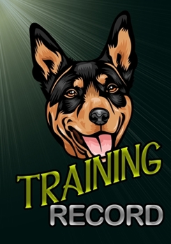 Paperback Training Record: Australian Kelpie Dog Book