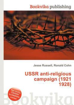 Paperback USSR Anti-Religious Campaign (1921 1928) Book