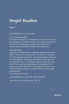 Paperback Hegel-Studien / Hegel-Studien Band 1 (1961) [German] Book