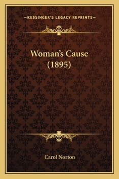 Paperback Woman's Cause (1895) Book