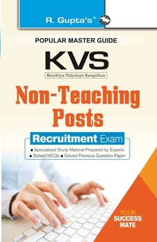 Paperback Kvs: LDC/UDC & Stenographer GradeII (NonTeaching Post) Recruitment Exam Guide Book