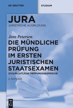 Paperback Die mündliche Prüfung im ersten juristischen Staatsexamen [German] Book