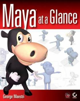 Paperback Maya at a Glance [With CD-ROM] Book