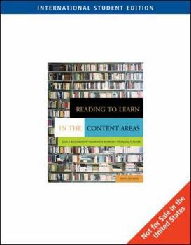 Hardcover Reading to Learn in the Content Areas Book
