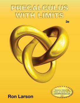 Paperback Student Study and Solutions Manual for Larson's Precalculus with Limits Book