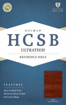 Imitation Leather Ultrathin Reference Bible-HCSB Book