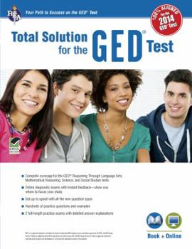 Paperback GED(R)Test, Rea's Total Solution for the 2014 GED(R) Test Book