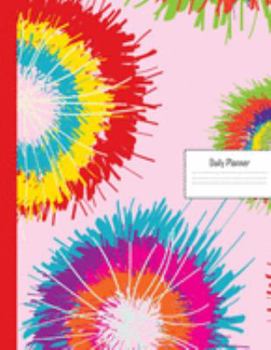 Planner: 2020 - 2021 Tie Dye Graphic Daily Planner | Colorful Tyed & Died Tye Die Colors Cover | January 20 - December 20 | Writing Notebook | ... | Plan Days, Set Goals & Get Stuff Done