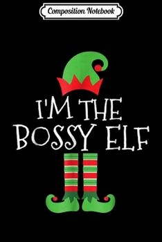 Paperback Composition Notebook: I'm The Busy Elf Family Matching Funny Christmas Group Gift Journal/Notebook Blank Lined Ruled 6x9 100 Pages Book