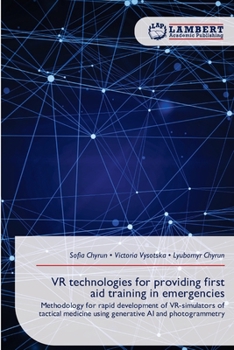 Paperback VR technologies for providing first aid training in emergencies Book