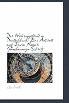 Paperback Der W Hrungsstreit in Deutschland: Eine Antwort Auf Erwin Nasse's Gleichnamige Schrift Book