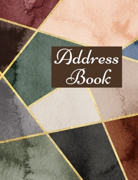 Address Book: Contacts Book, Alphabetical Address Book, Important Dates Tracker - 8.5x11 Inch