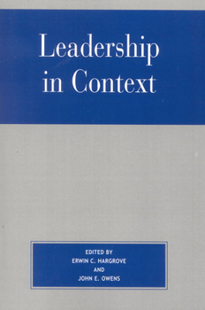 Paperback Leadership in Context Book