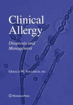 Hardcover Clinical Allergy: Diagnosis and Management Book