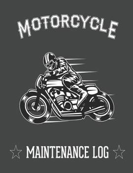 Paperback Motorcycle Maintenance Log Book