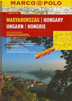 Spiral-bound Hungary Marco Polo Road Atlas Book