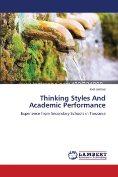 Paperback Thinking Styles And Academic Performance Book