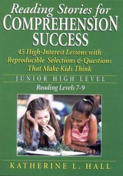 Spiral-bound Reading Stories for Comprehension Success: Junior High Level, Reading Levels 7-9 Book