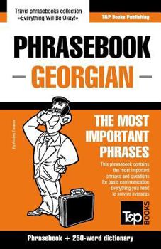 Paperback English-Georgian phrasebook and 250-word mini dictionary Book
