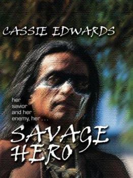 Hardcover Savage Hero [Large Print] Book