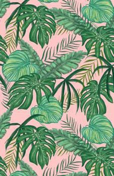 Palm Leaf Journal: Pink, Lined Notebook For Teens, Adults, Kids, Blank, Lined, Size: 5.5" X 8.5", 130 Pages, Palm Leaf, Notebook, Diary (Bailey.Ink Journals)