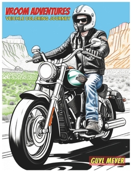 Paperback Vroom Adventures: A Vehicle Coloring Journey Book