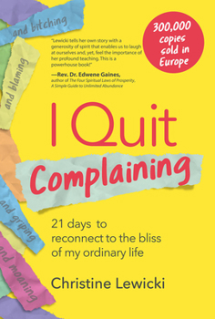Paperback I Quit Complaining Book