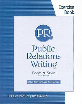 Paperback Exercise Book for Public Relations Writing: Form & Style Book