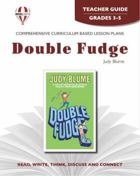 Paperback Double Fudge - Teacher Guide by Novel Units Book