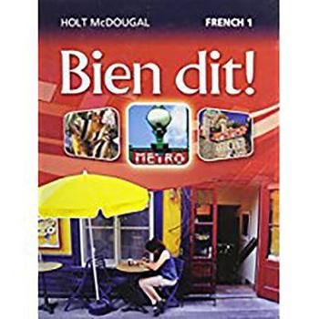 Hardcover Student Edition Level 1 2013 [French] Book