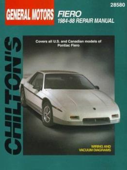 Paperback GM Fiero, 1984-88 (Chilton Total Car Care Series Manuals) Book