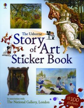 Paperback Story of Art Sticker Book